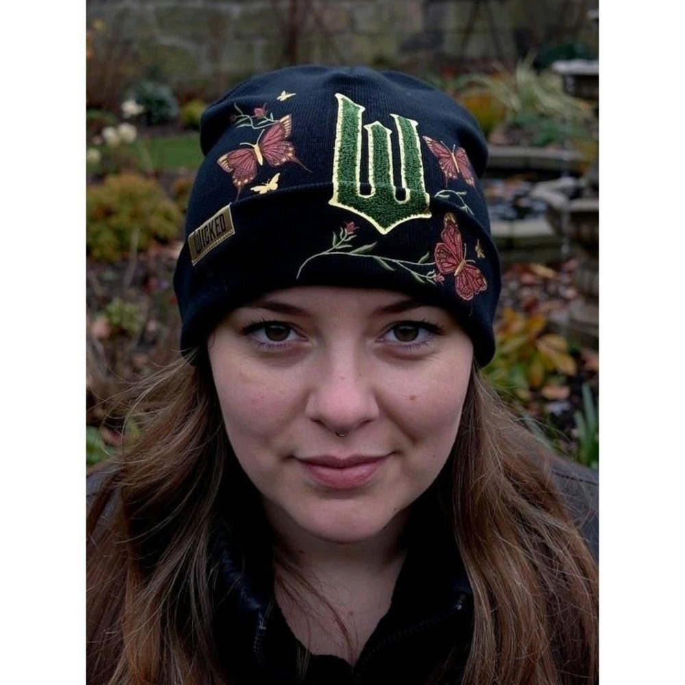 Wicked‎ Beanie Hat - Beautifully Embroidered NWT